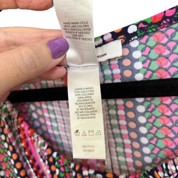 Women's Laundry by Shelli Segal Dress in XL Polka Dots Geometric Pattern - Picture 4 of 6